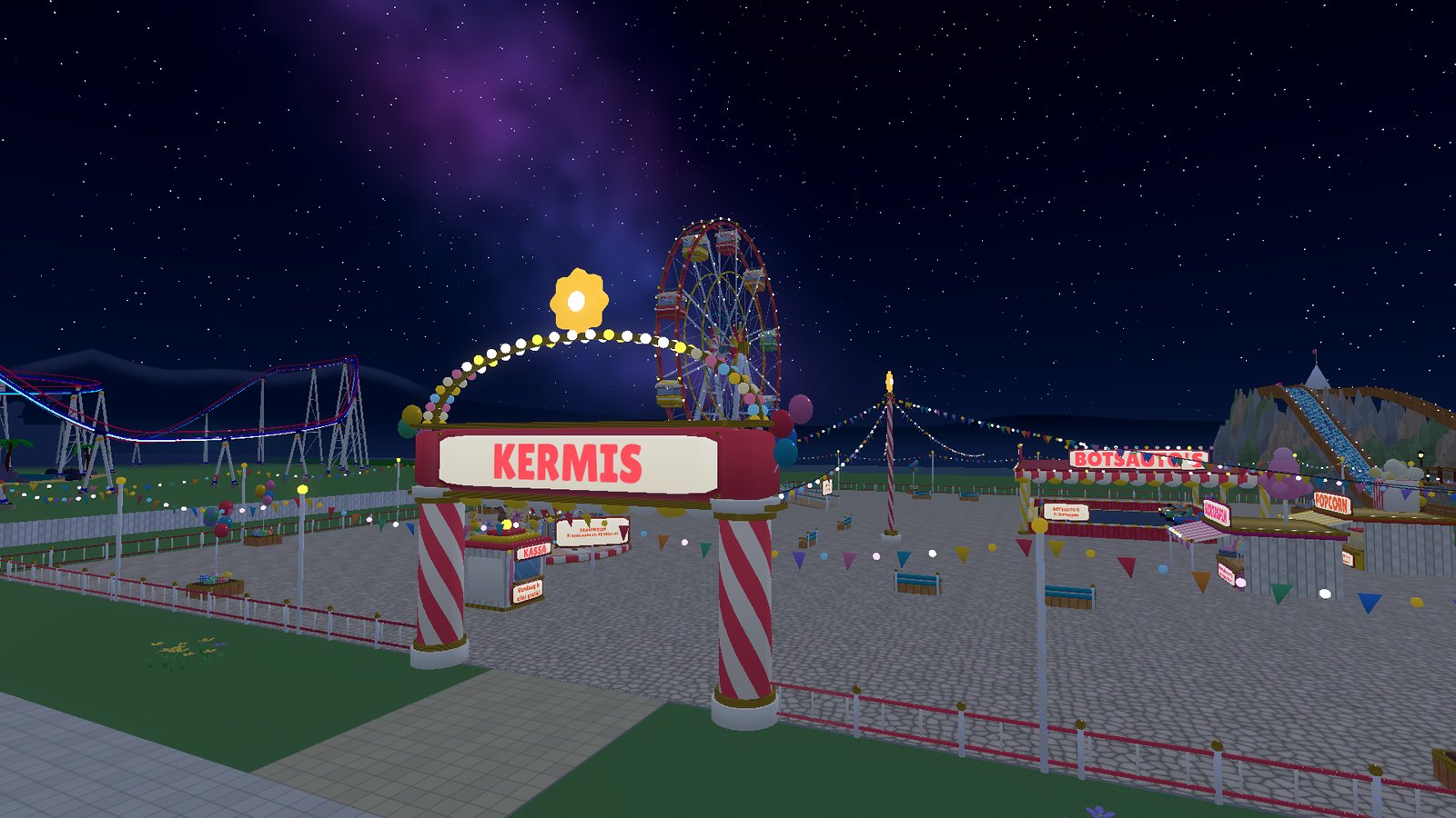 De kermis als het donker wordt